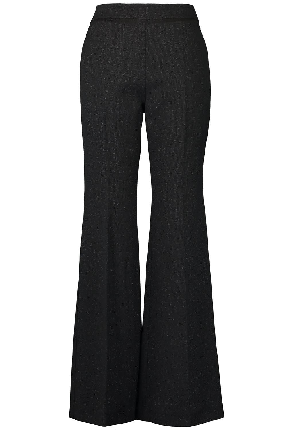 Jersey Trousers-BLACK-40-CLOTHINGPANTWIDE LEG-GIAMBATTISTA VALLI