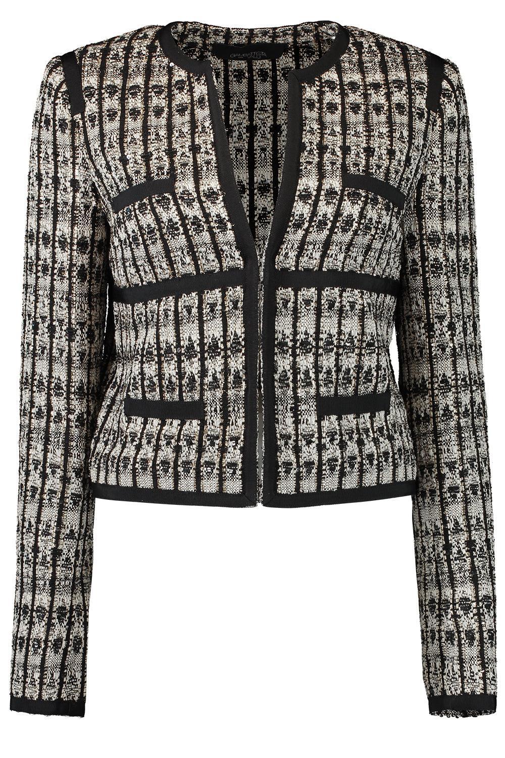 Boulce Jacket-BLACK/GOLD-40-CLOTHINGJACKETCASUAL-GIAMBATTISTA VALLI