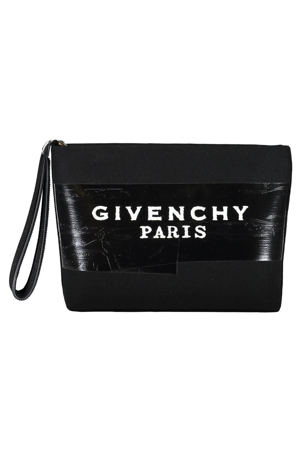Logo Pouch Clutch - Black-BLACK-HANDBAGCLUTCHES-GIVENCHY