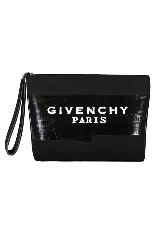 Logo Pouch Clutch - Black-BLACK-HANDBAGCLUTCHES-GIVENCHY