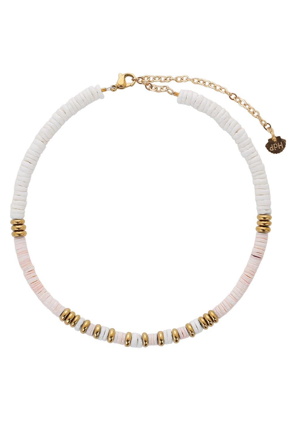 Blush Bianca Semplice Necklace-WHITE-JEWELRYBOUTIQUENECKLACE O-HIJAS DE PUKA