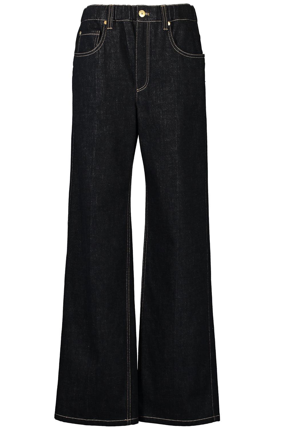 No Fade Pull On Pant-BLUE-38-CLOTHINGPANTDENIM-BRUNELLO CUCINELLI