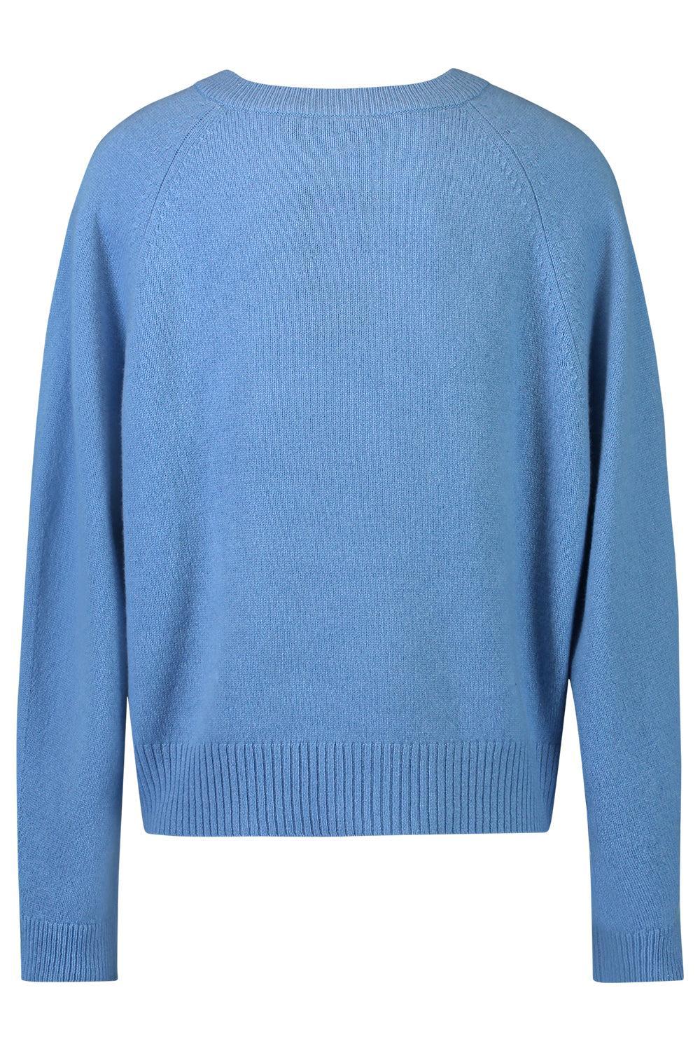 Long Sleeve Sweater - Light Blue-LIGHT BLUE-XS-CLOTHINGTOPSWEATER-MAX MARA