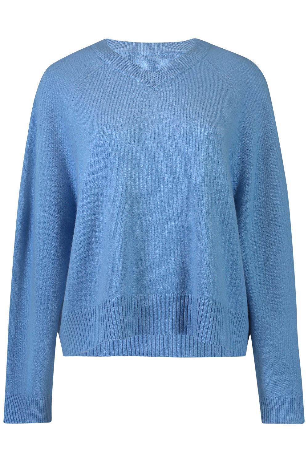 Long Sleeve Sweater - Light Blue-LIGHT BLUE-XS-CLOTHINGTOPSWEATER-MAX MARA