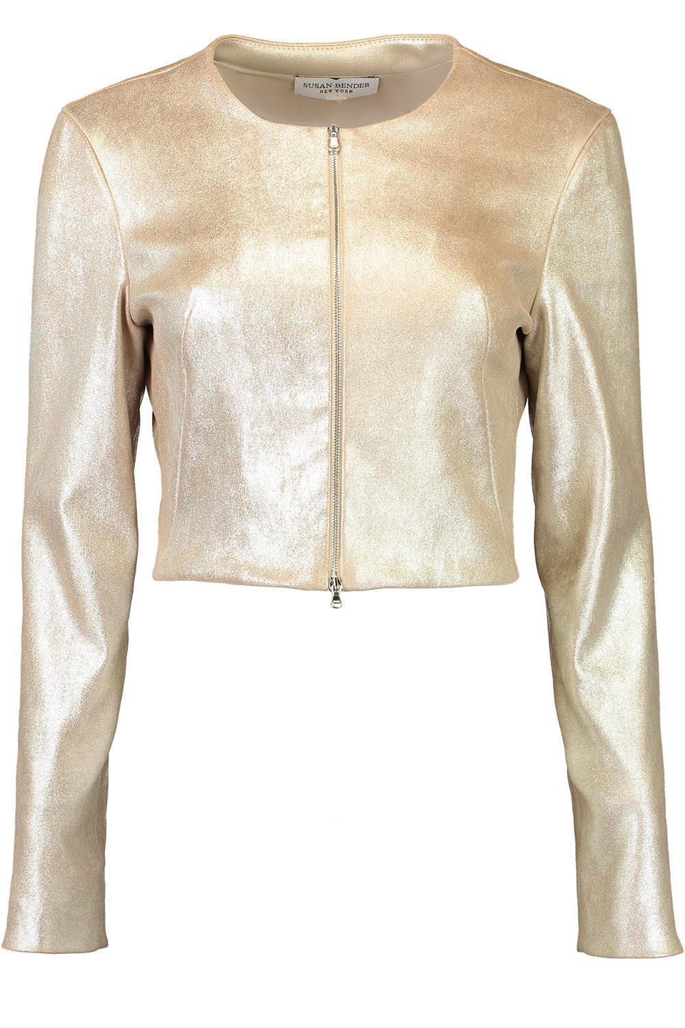 Long Sleeve Cardigan Jacket-PLATINUM-2-CLOTHINGJACKETCASUAL-SUSAN BENDER