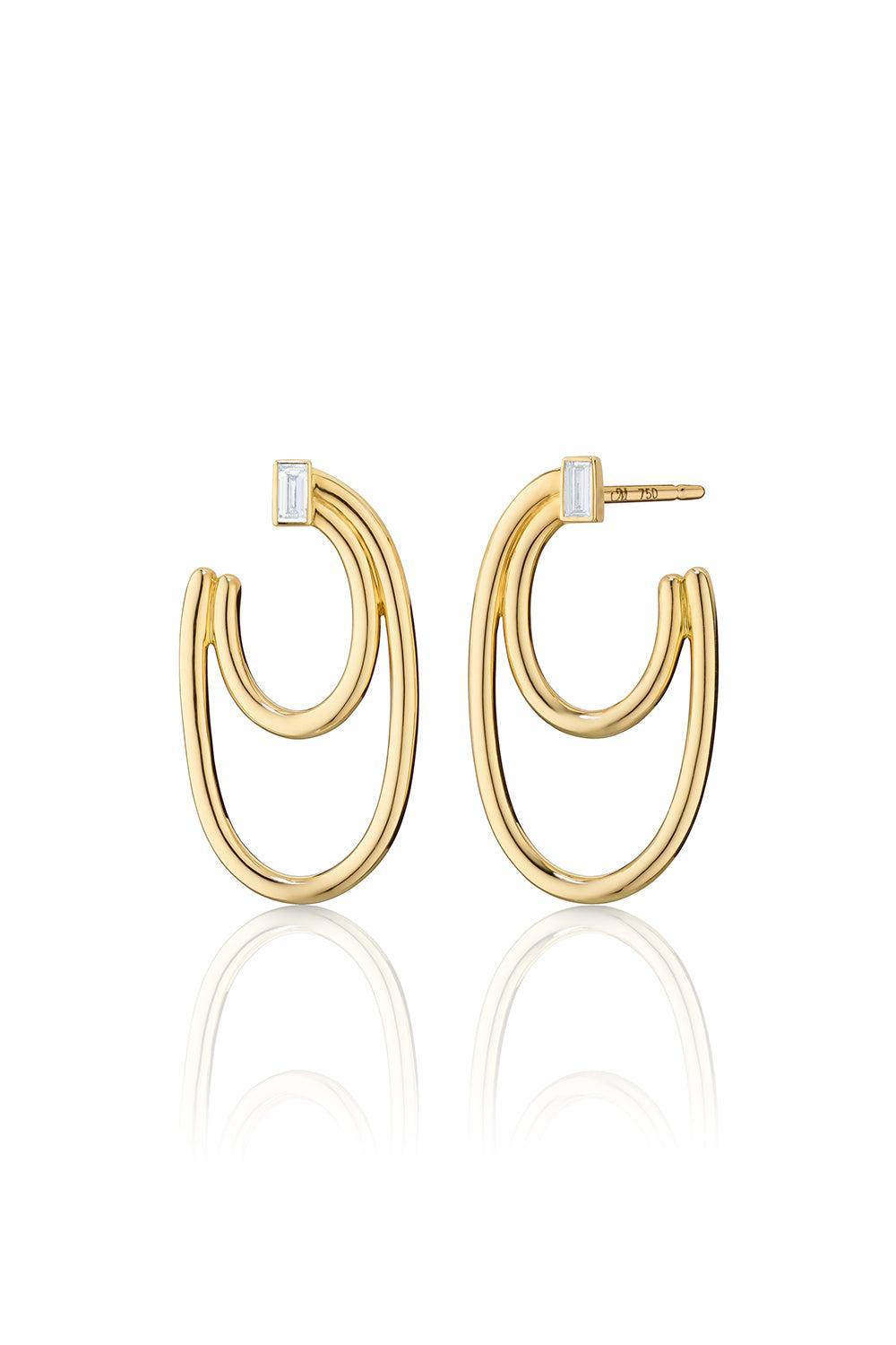 Galaxy Wrap Hoop Earrings-YELLOW GOLD-JEWELRYFINE JEWELEARRING-MONICA RICH KOSANN