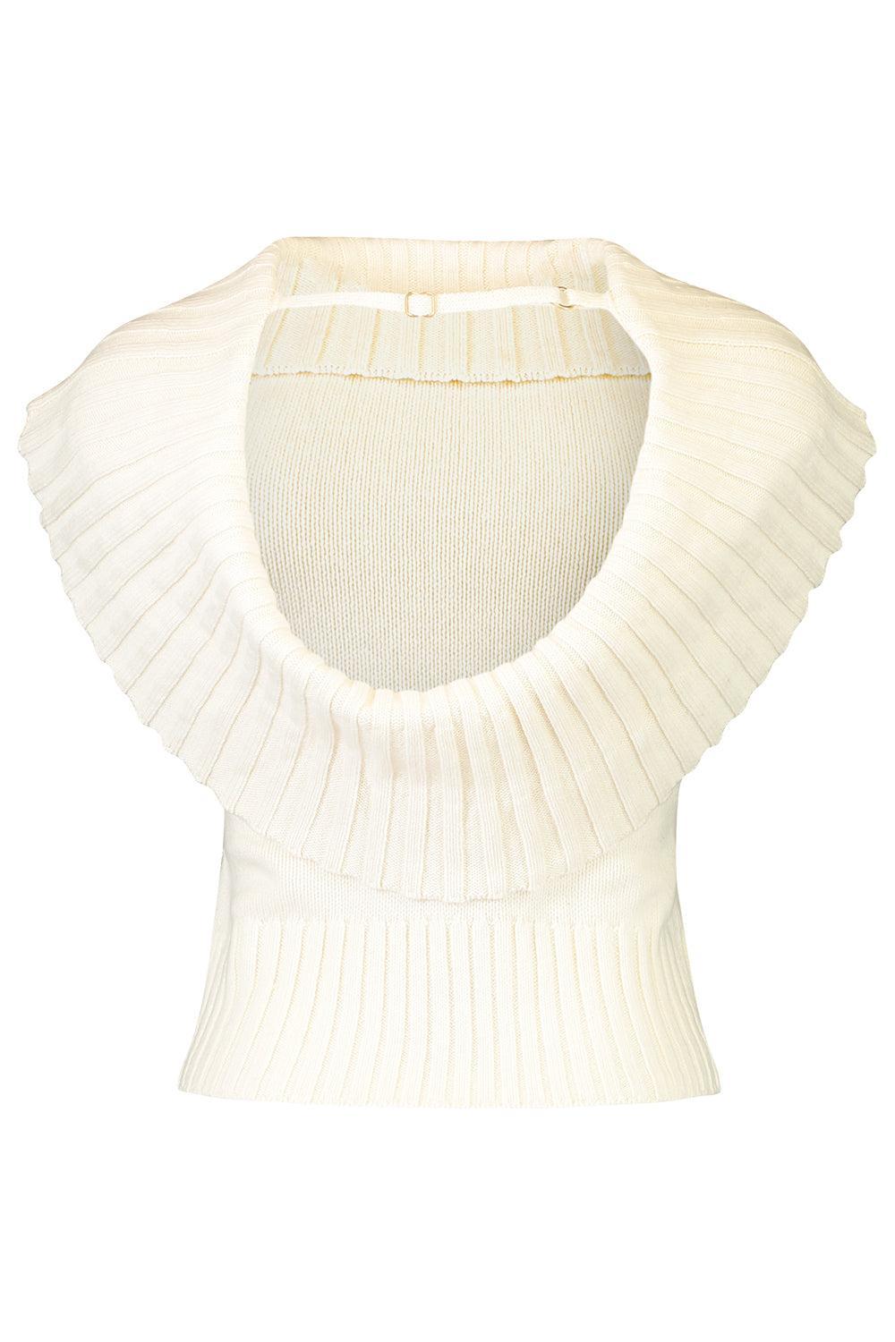 Chen Top-OFF WHITE-XS-CLOTHINGTOPKNITS-CULT GAIA