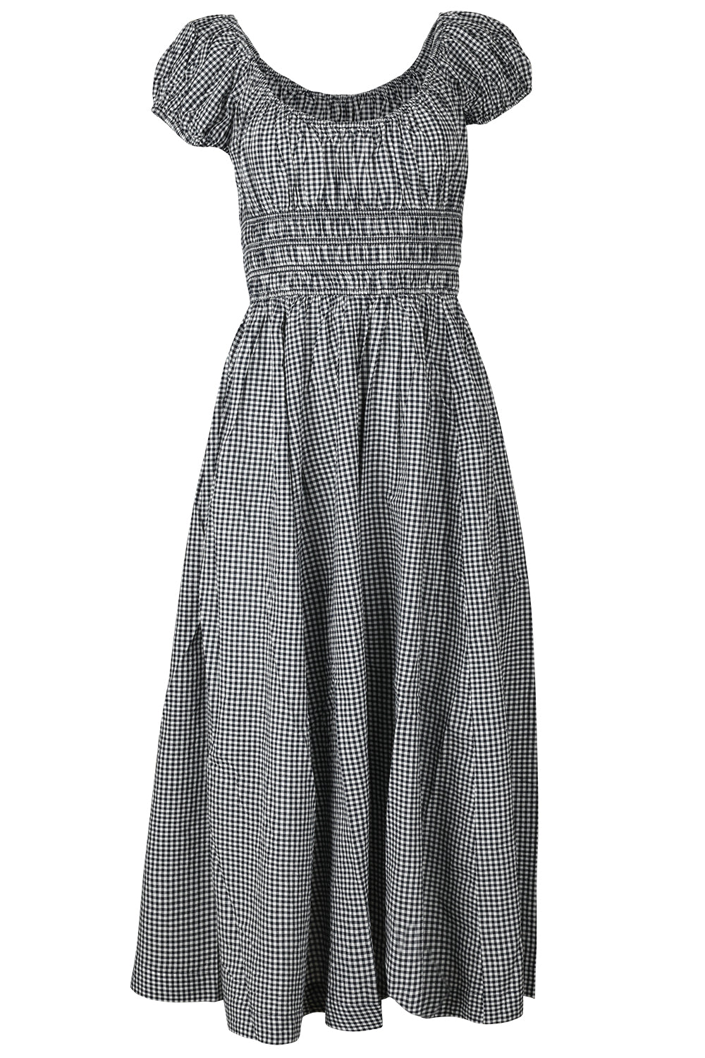 Quinley Midi Dress-NVGINGHM-XS-CLOTHINGDRESSCASUAL-DOEN