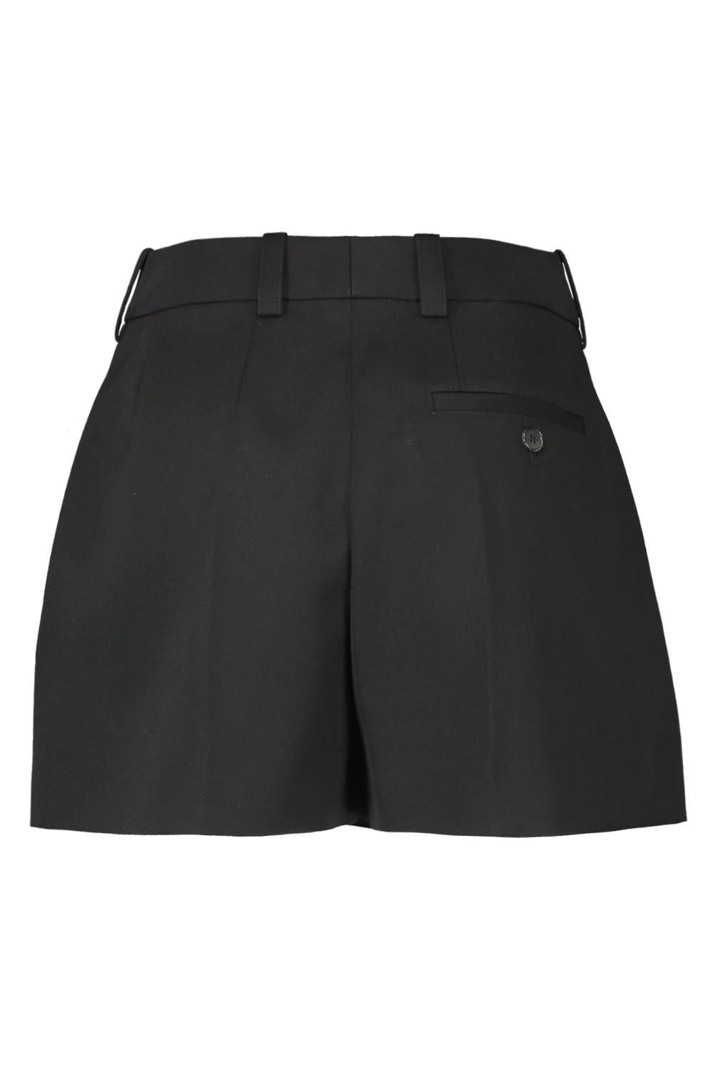 Pleated Shorts-BLACK-36-CLOTHINGPANTSHORT-GIVENCHY