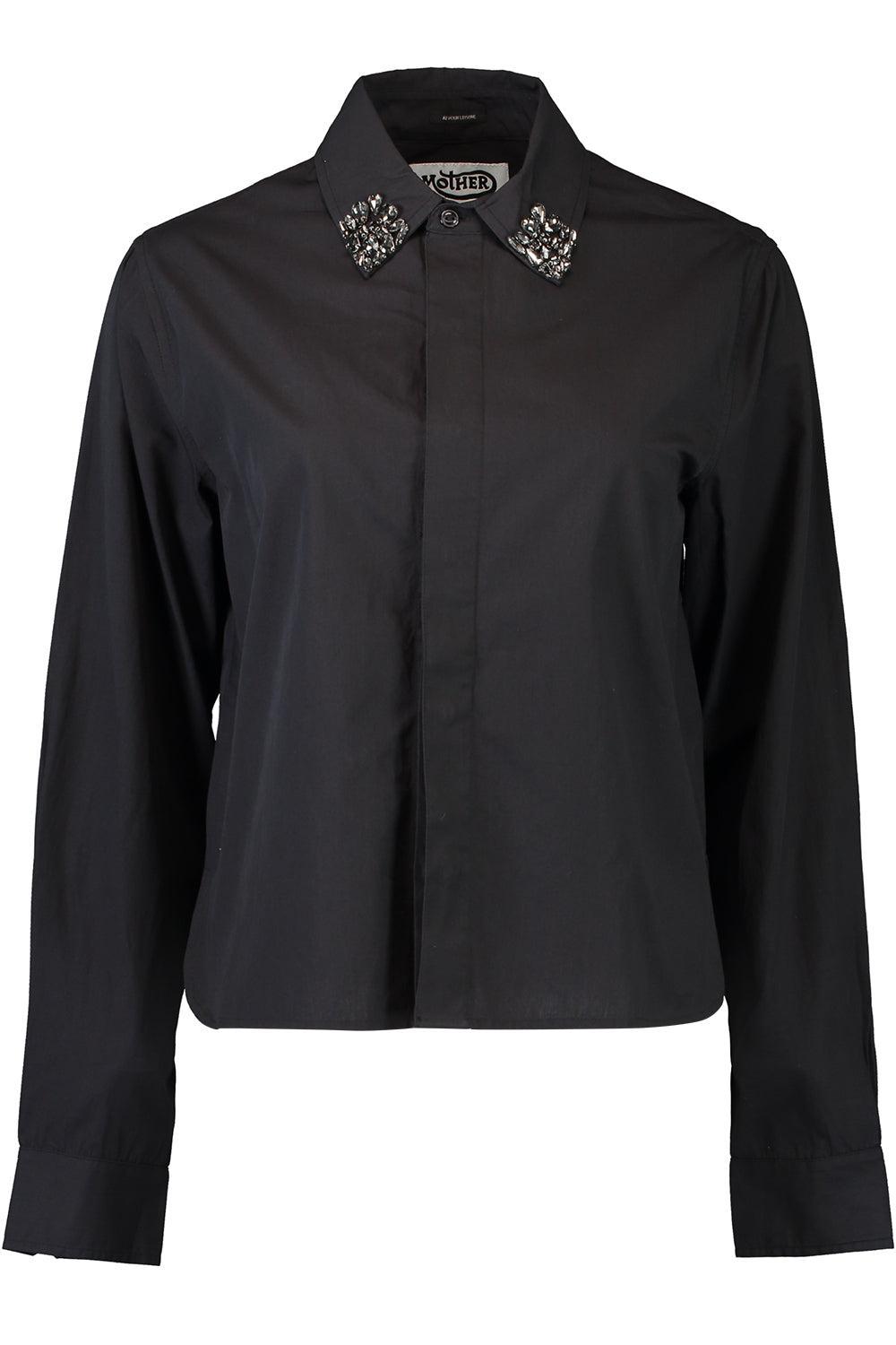 The Honor Shirt - Black-BLACK-XS-CLOTHINGTOPBLOUSE-MOTHER