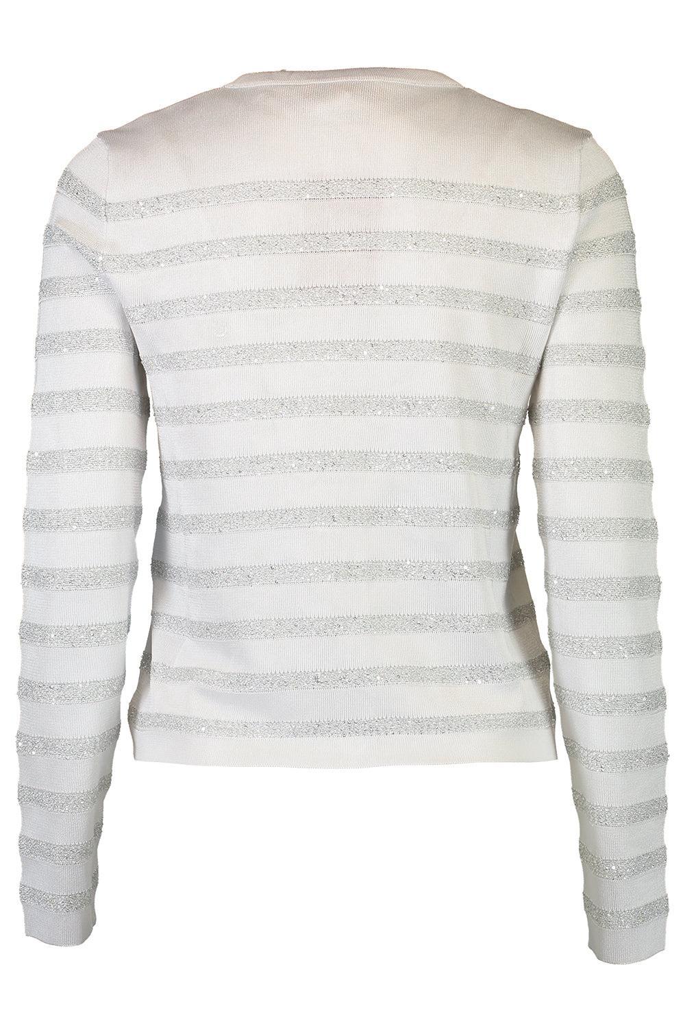 Crewneck Buttoned Cardigan-WHITE-38-CLOTHINGTOPCARDIGAN-MISSONI
