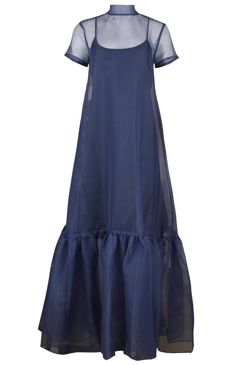 Calluna Dress-NAVY-XS-CLOTHINGDRESSCOCKTAIL-STAUD