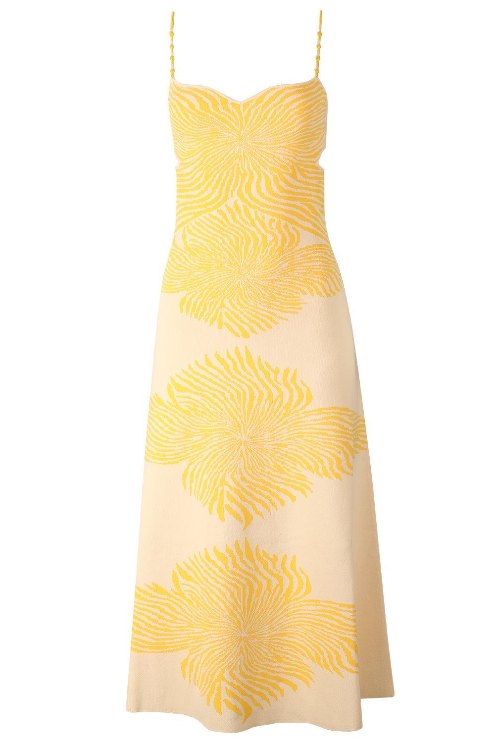 Rayana Dress - Yellow-YLWBLOOM-XS-CLOTHINGDRESSCASUAL-ALEXIS