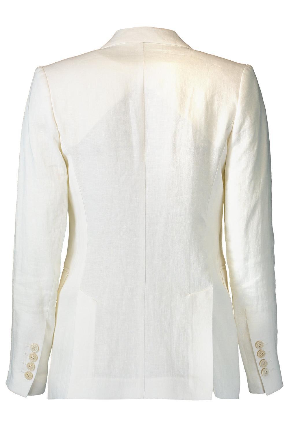 Single Breasted Two Button Blazer-WHITE-36-CLOTHINGJACKETBLAZERS-ELEVENTY