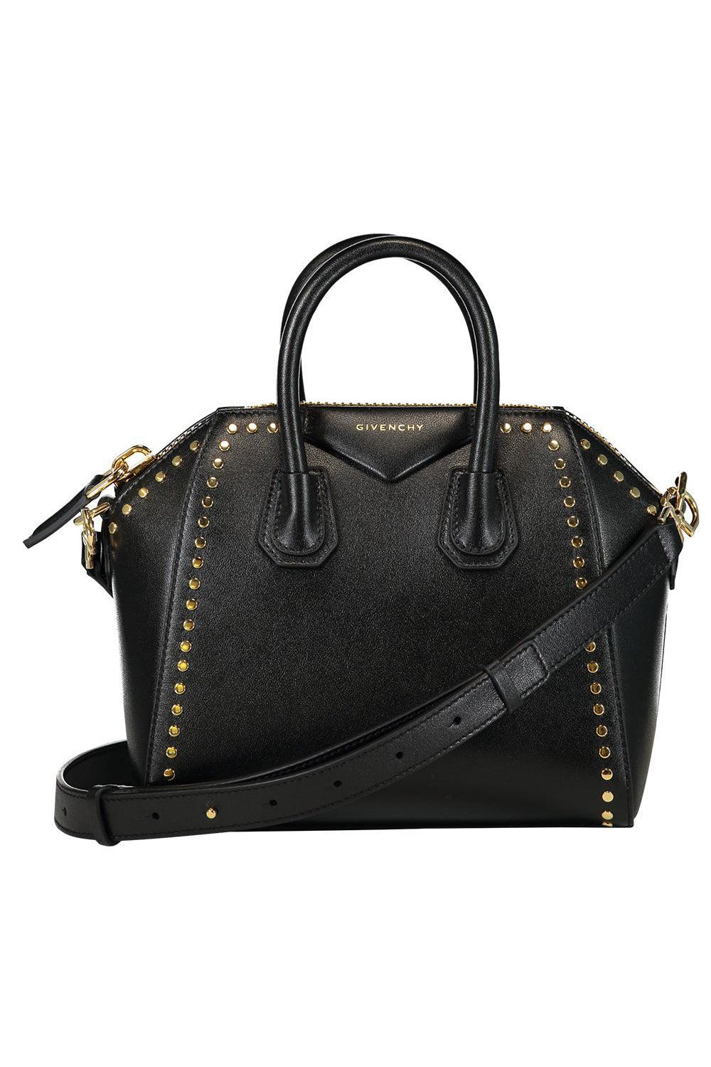  Antigona Mini Bag - Black Stud-BLACK-HANDBAGTOP HANDLE-GIVENCHY 