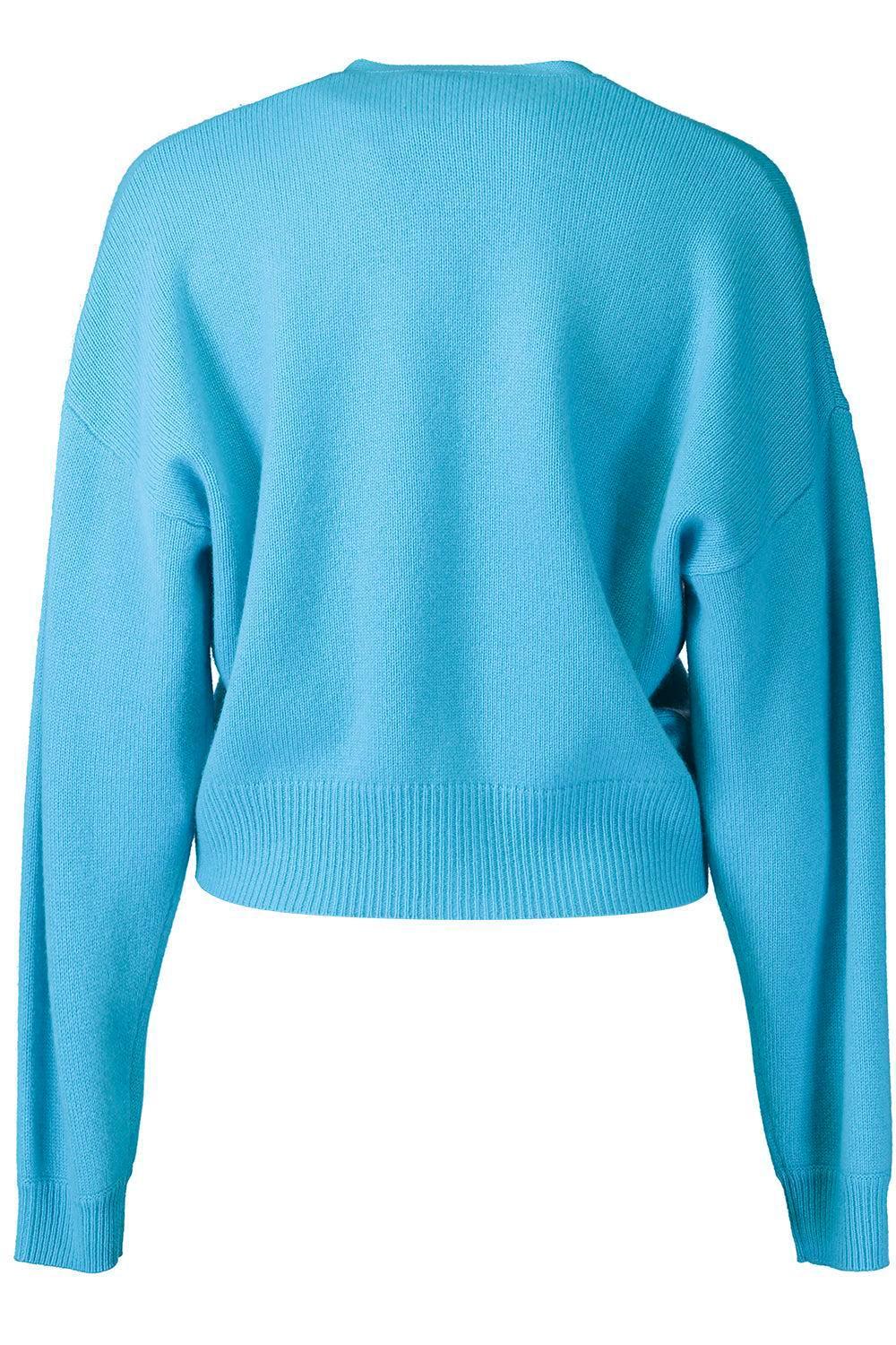 V Neck Cardigan-BLUE-XS-CLOTHINGTOPCARDIGAN-ODEEH