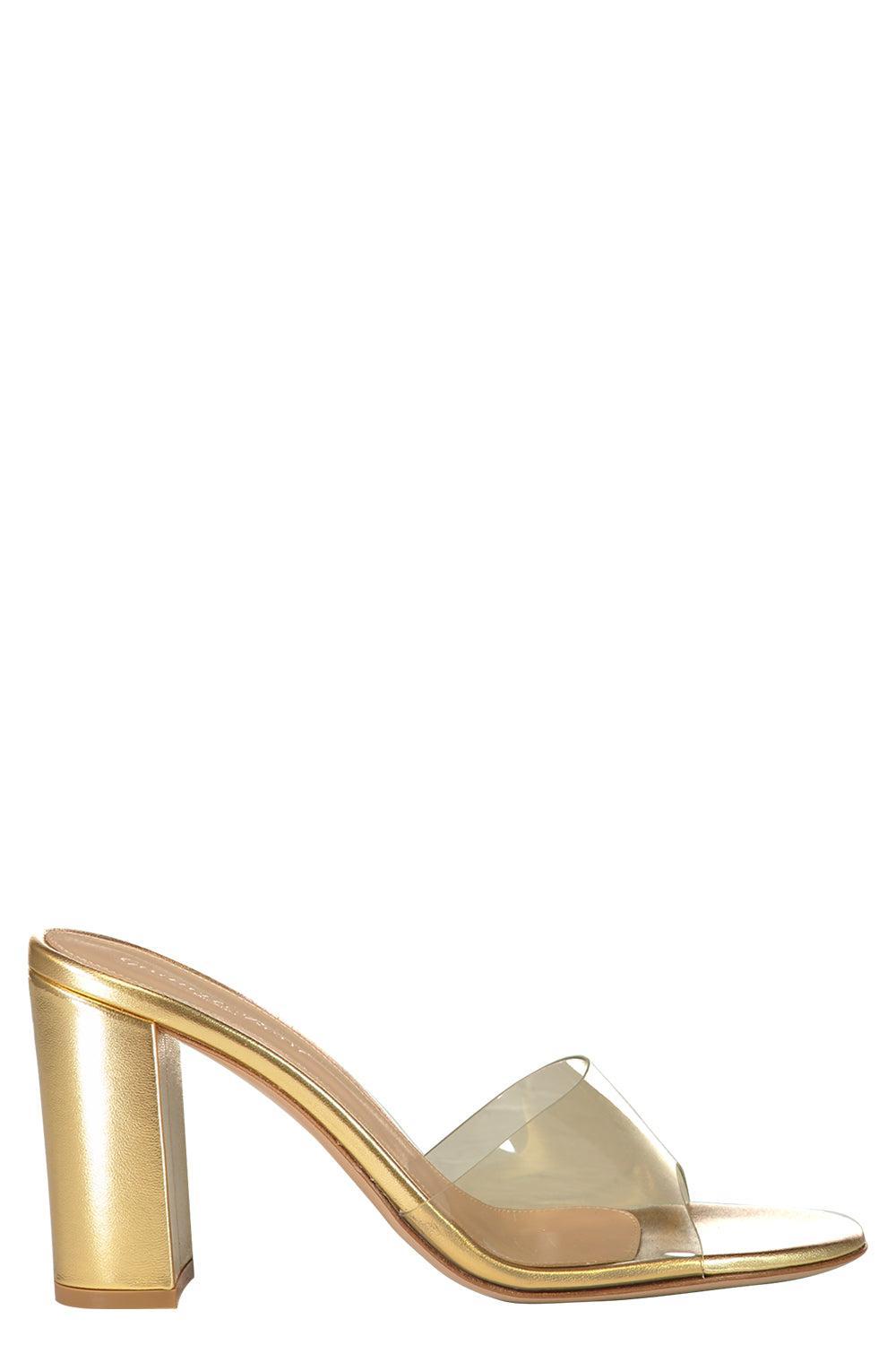 Glass Pump 85-GOLD-36.5-SHOEPUMP-GIANVITO ROSSI