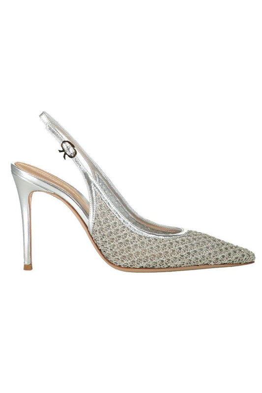 Itaca Pump 95-SILVER-37-SHOEPUMP-GIANVITO ROSSI