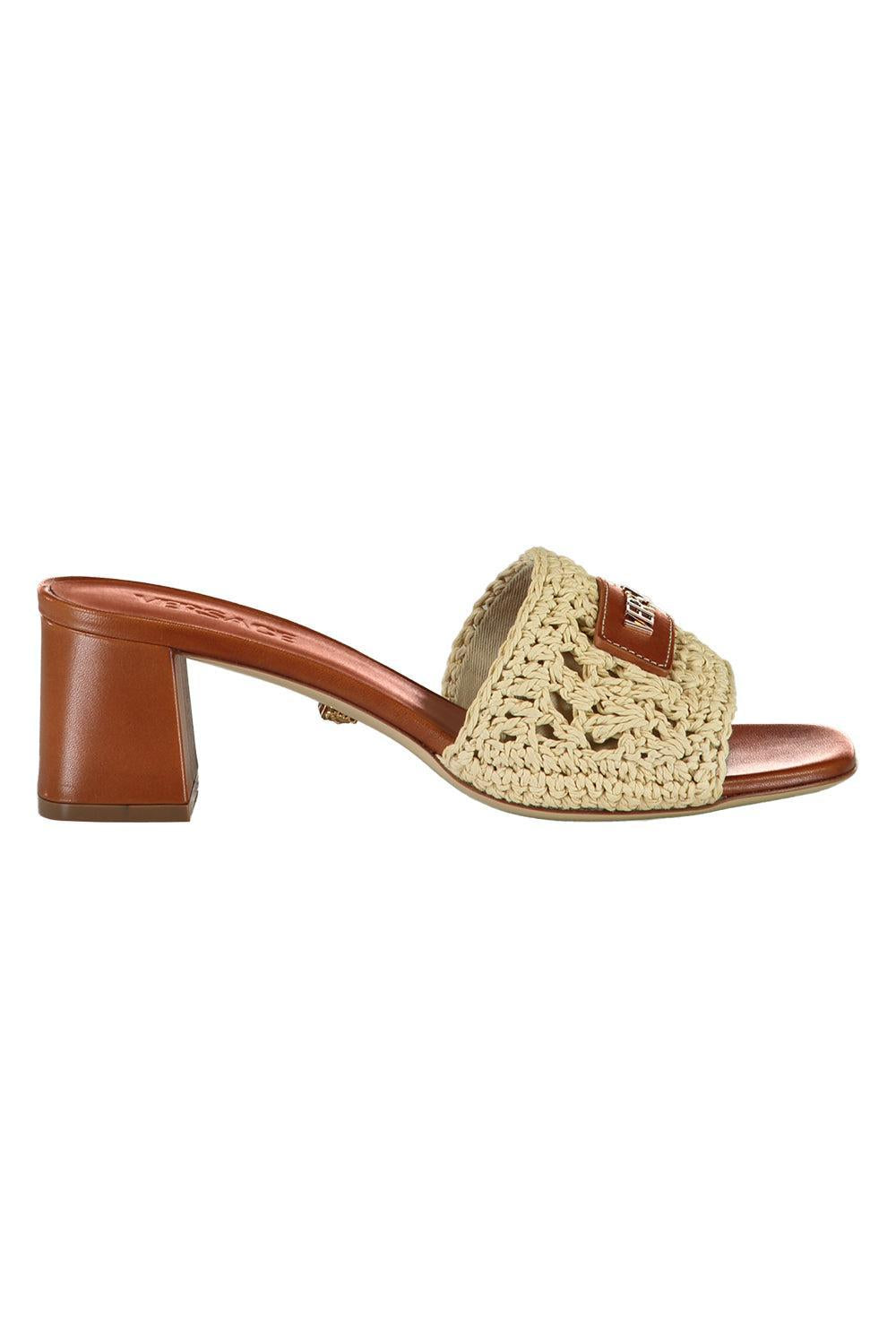 Theia Mule 55 - Natural Amber-BROWN-36.5-SHOEMULE-VERSACE