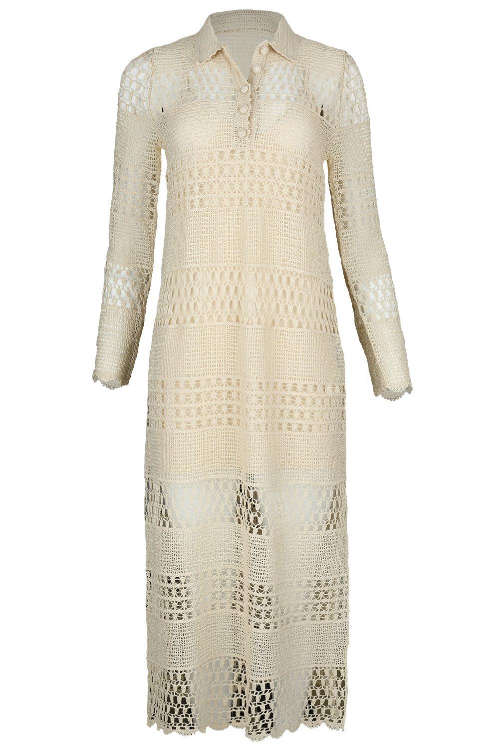 Wanderlust Sun Crochet Maxi Dress-CREAM-0-CLOTHINGDRESSCASUAL-ZIMMERMANN