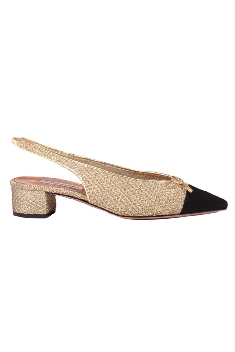 Gioia Mesh Sling 35-BROWN-36.5-SHOEPUMP-AQUAZZURA
