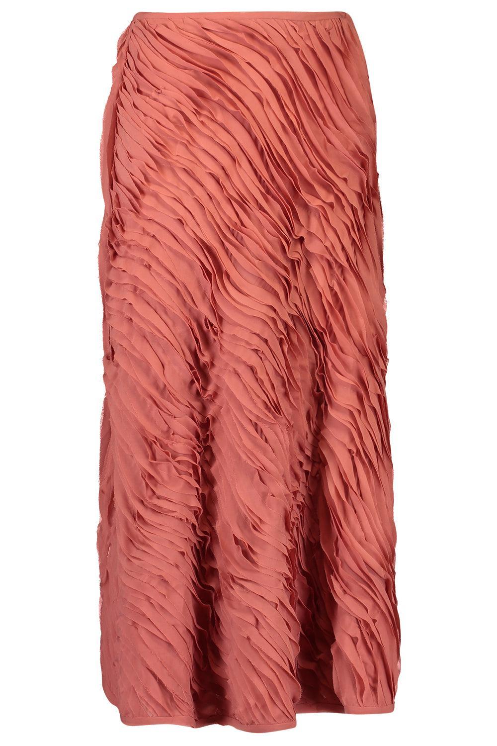 Amiko Midi Skirt-BROWN-2-CLOTHINGSKIRTMAXI-ULLA JOHNSON