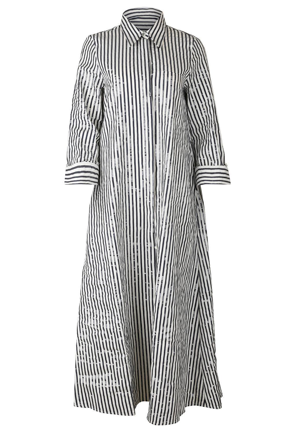Jennys Gown-STRIPE-XS-CLOTHINGDRESSCASUAL-TWP