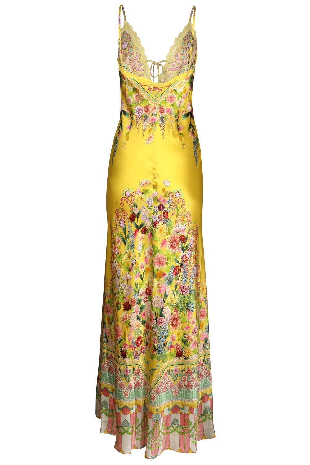 Strappy Bias Slip Dress-YELLOW-XS-CLOTHINGDRESSCASUAL-CAMILLA