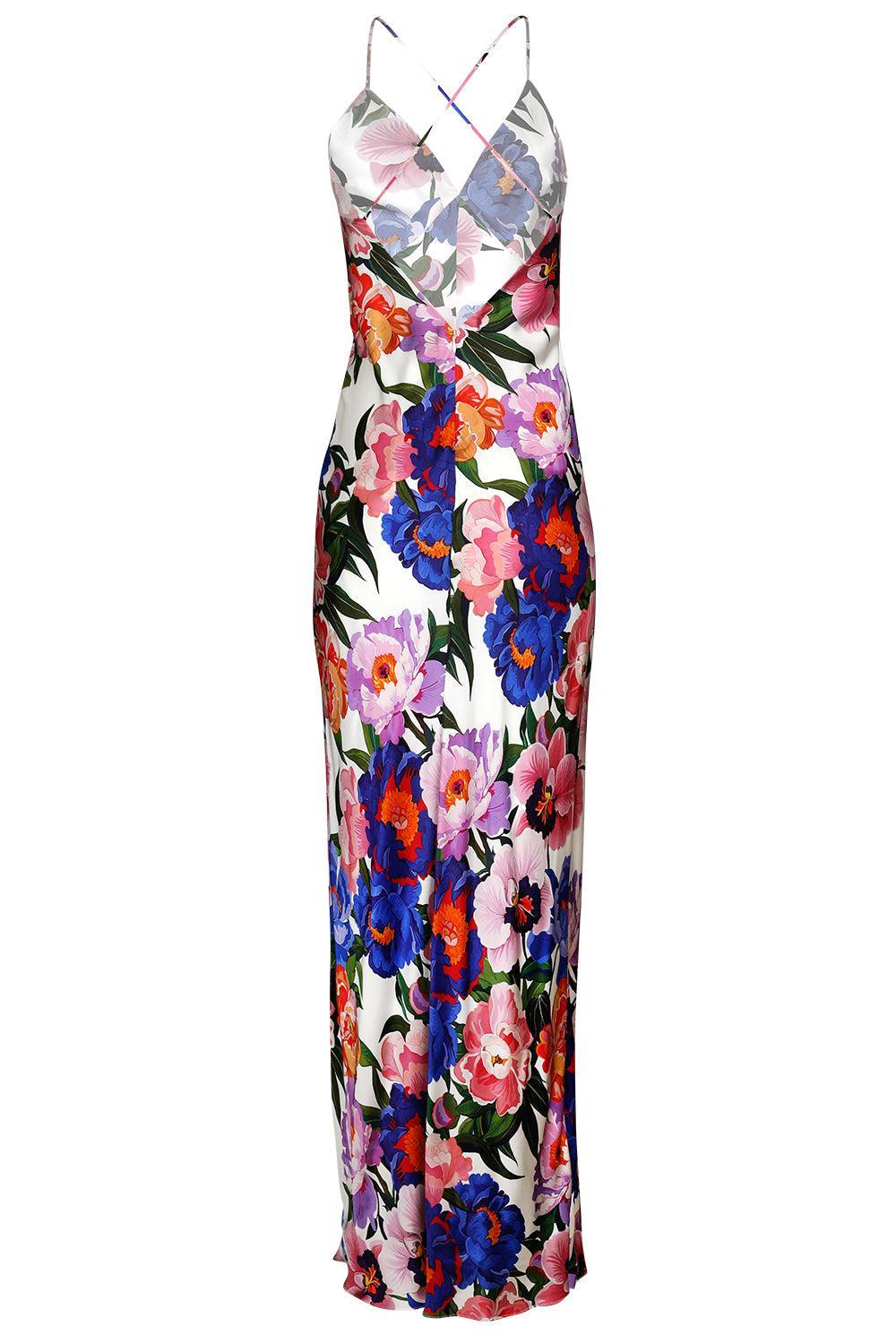 Olive Dress - Floral Candy-FLORAL-2-CLOTHINGDRESSGOWN-BORGO DE NOR