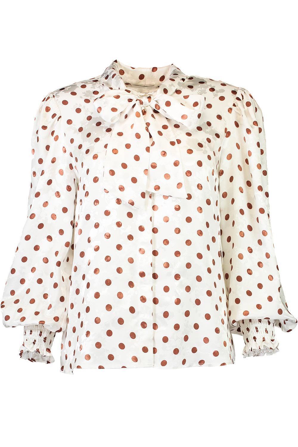 Sally Blouse-POLKADOT-XS-CLOTHINGTOPBLOUSE-CHRISTY LYNN