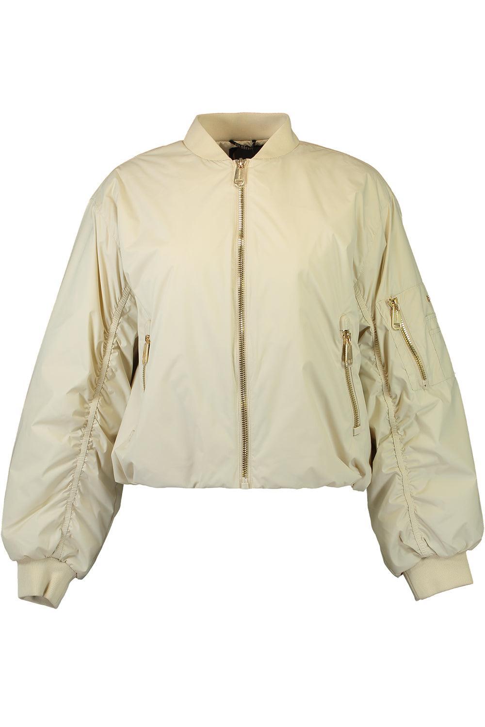Isolana Bomber Jacket-CREAM-34-CLOTHINGJACKETCASUAL-GOLDBERGH