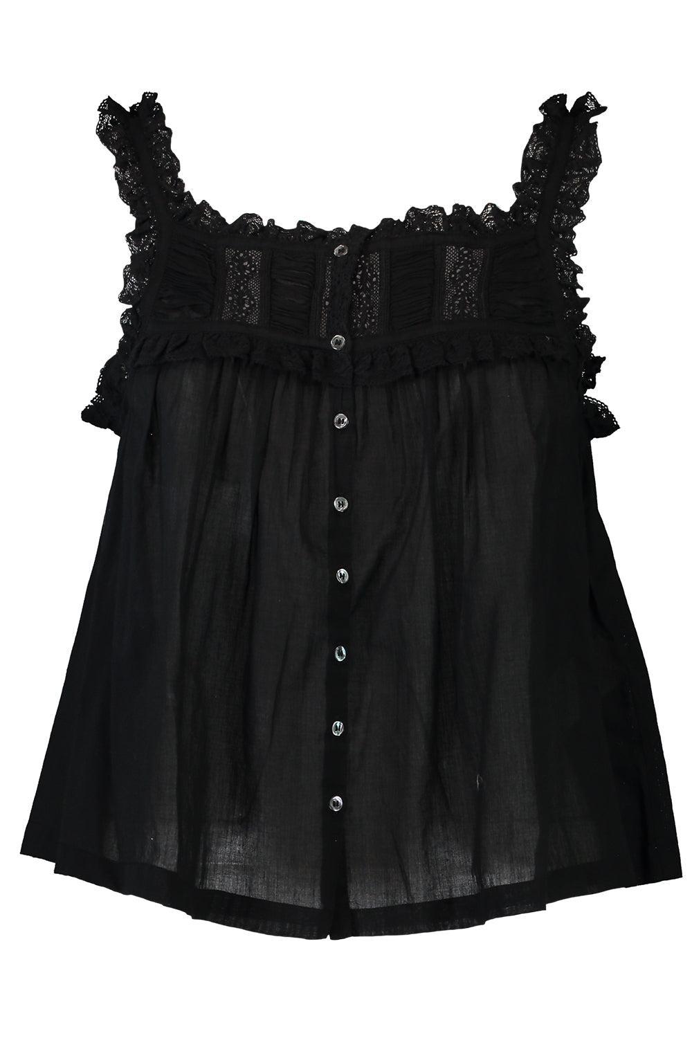 Fidella Top-BLACK-XS-CLOTHINGTOPBLOUSE-DOEN
