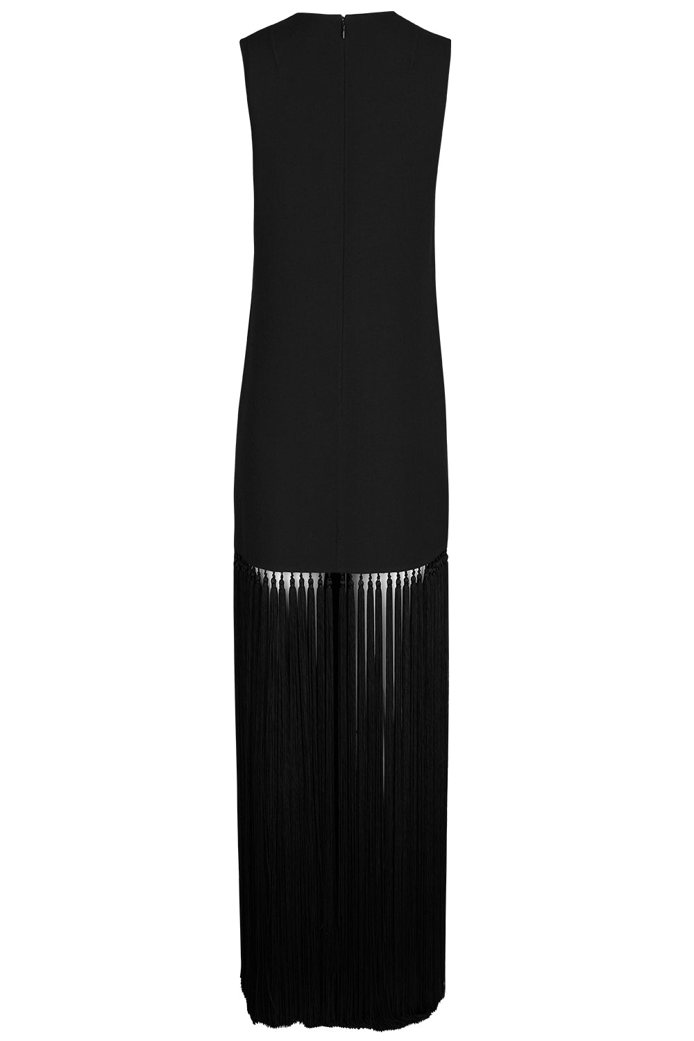V Neck Tassel Dress-BROWN-6-CLOTHINGDRESSCOCKTAIL-MICHAEL KORS COLLECTION