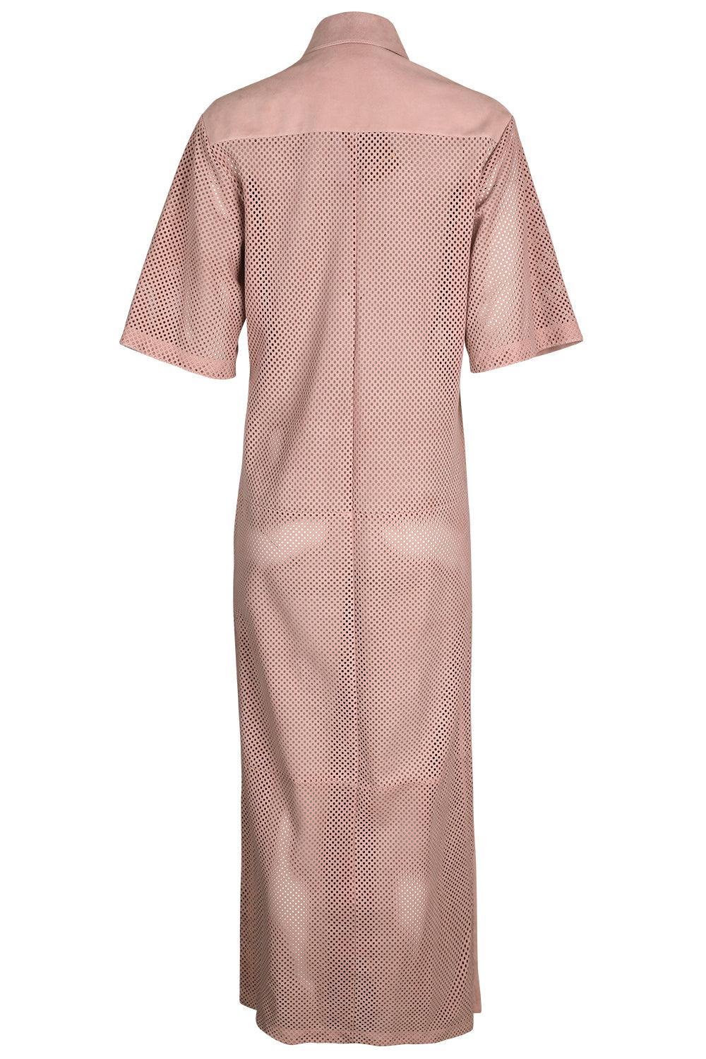Safari Long Dress-PINK-XS-CLOTHINGDRESSCASUAL-MICHAEL KORS COLLECTION