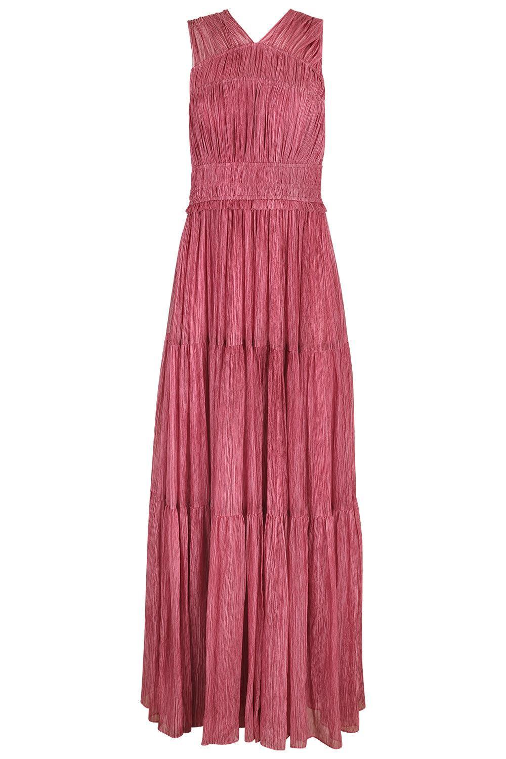 Freesia Gown-PINK-2-CLOTHINGDRESSGOWN-ULLA JOHNSON