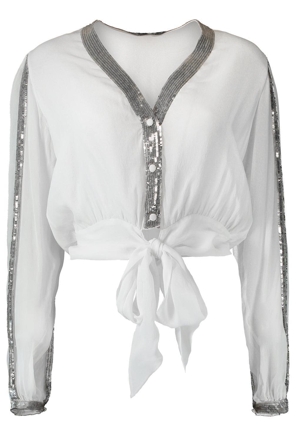 Filigree Blouse-SILVER-4-CLOTHINGTOPBLOUSE-TEMPERLEY LONDON