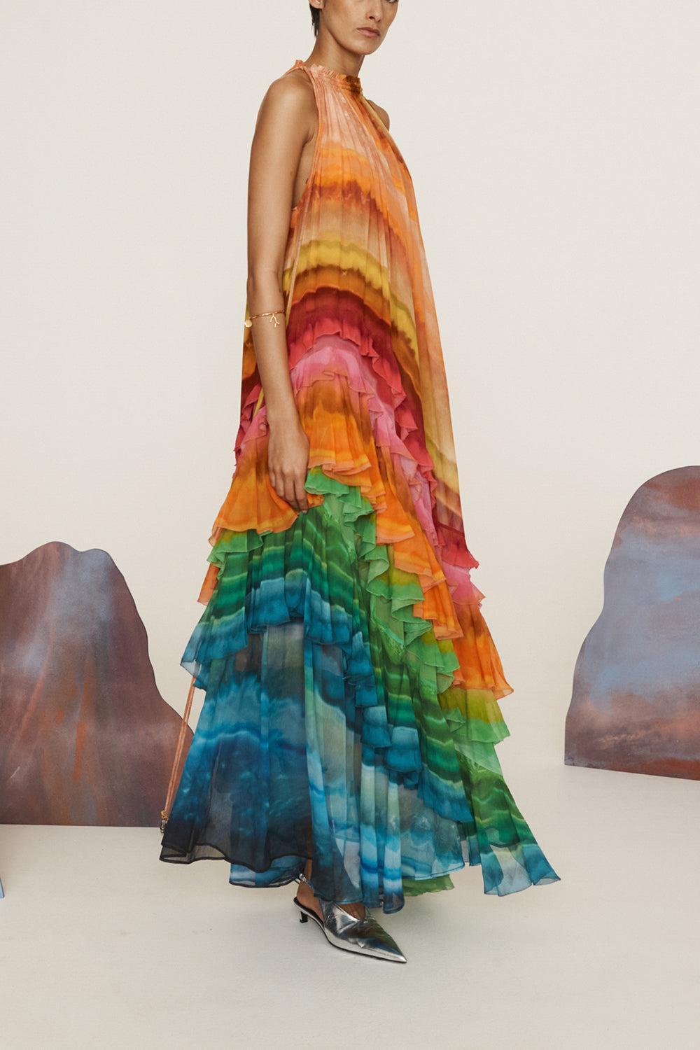 Iris Ruffle Gown-MULTI-0-CLOTHINGDRESSCASUAL-ALEMAIS