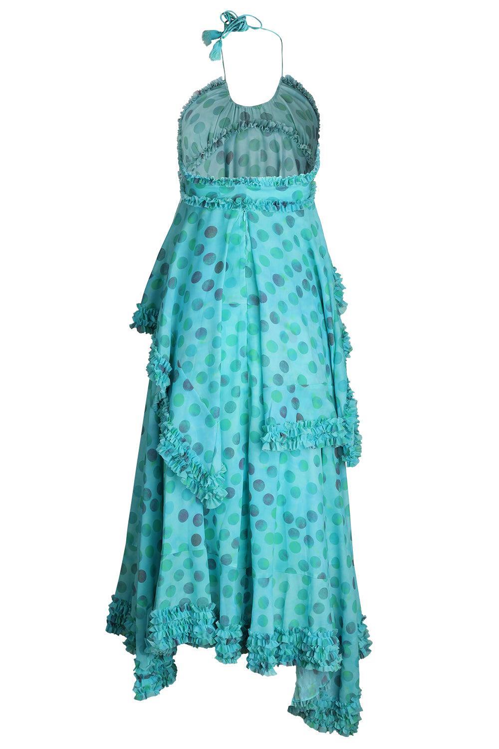 Sidi Dress - Topaz Dot-POLKADOT-XS-CLOTHINGDRESSCOCKTAIL-ALEXIS