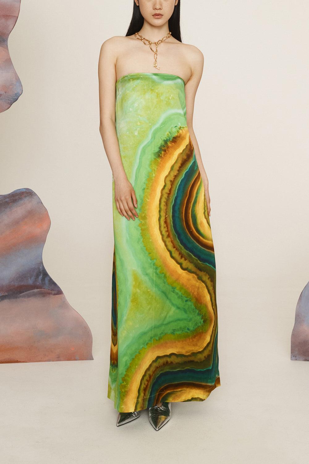 Iris Gown-GREEN-0-CLOTHINGDRESSCASUAL-ALEMAIS