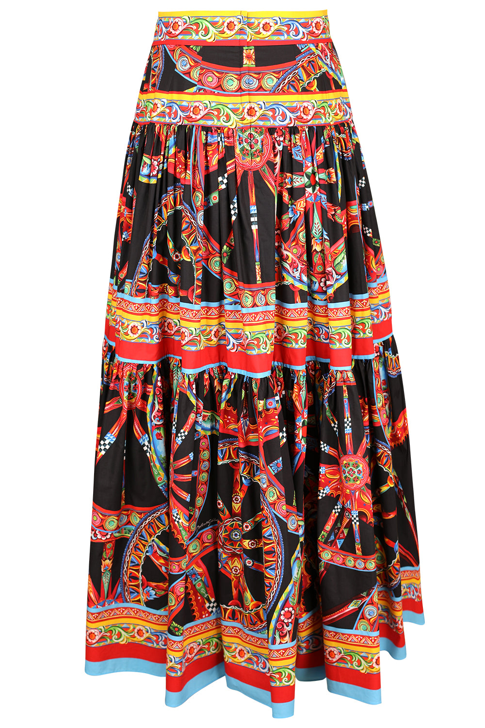 Carretto Skirt-NOVELTY-42-CLOTHINGSKIRTMIDI-DOLCE & GABBANA