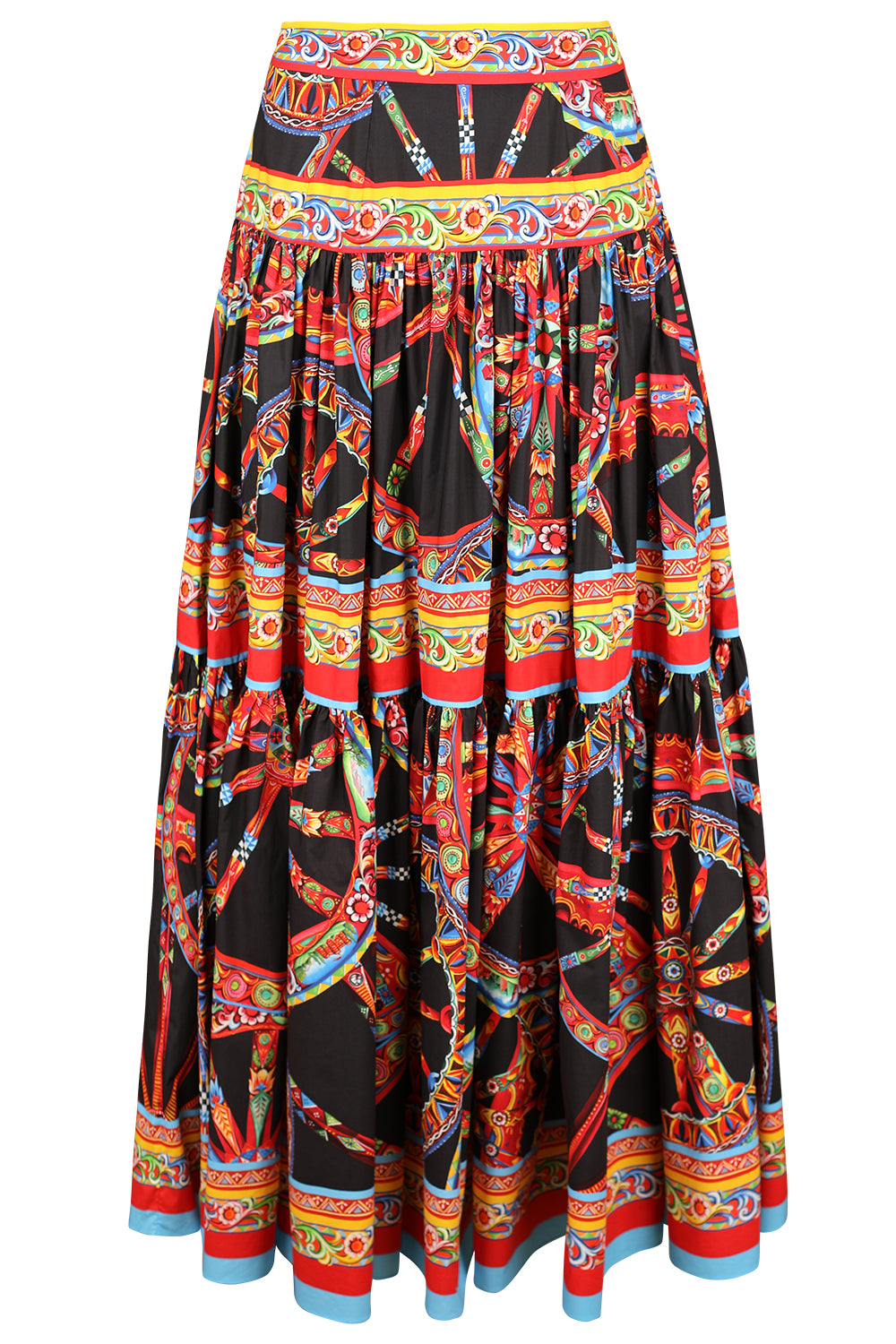 Carretto Skirt-NOVELTY-42-CLOTHINGSKIRTMIDI-DOLCE & GABBANA