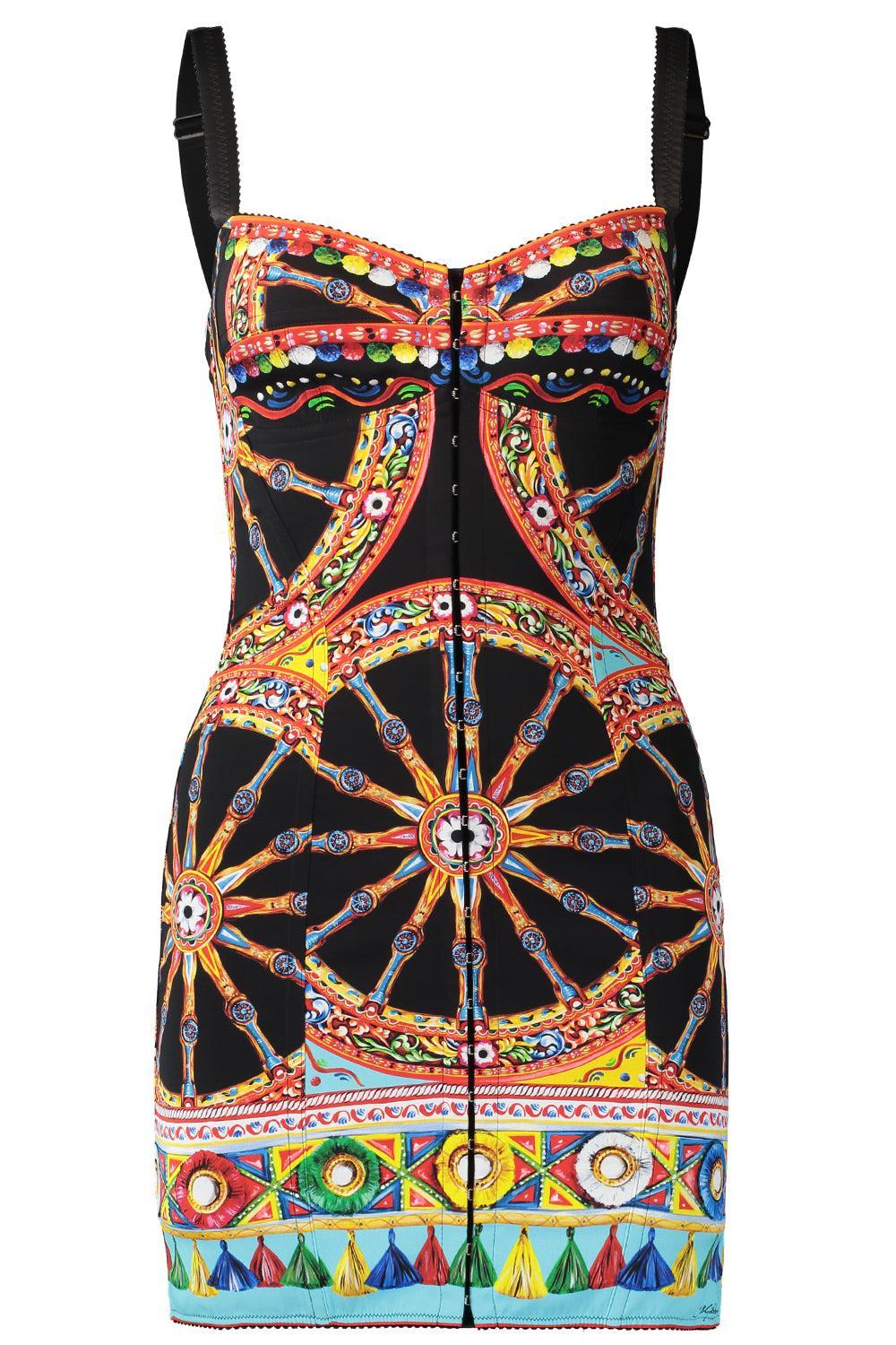 Carretto Dress-NOVELTY-38-CLOTHINGDRESSCASUAL-DOLCE & GABBANA