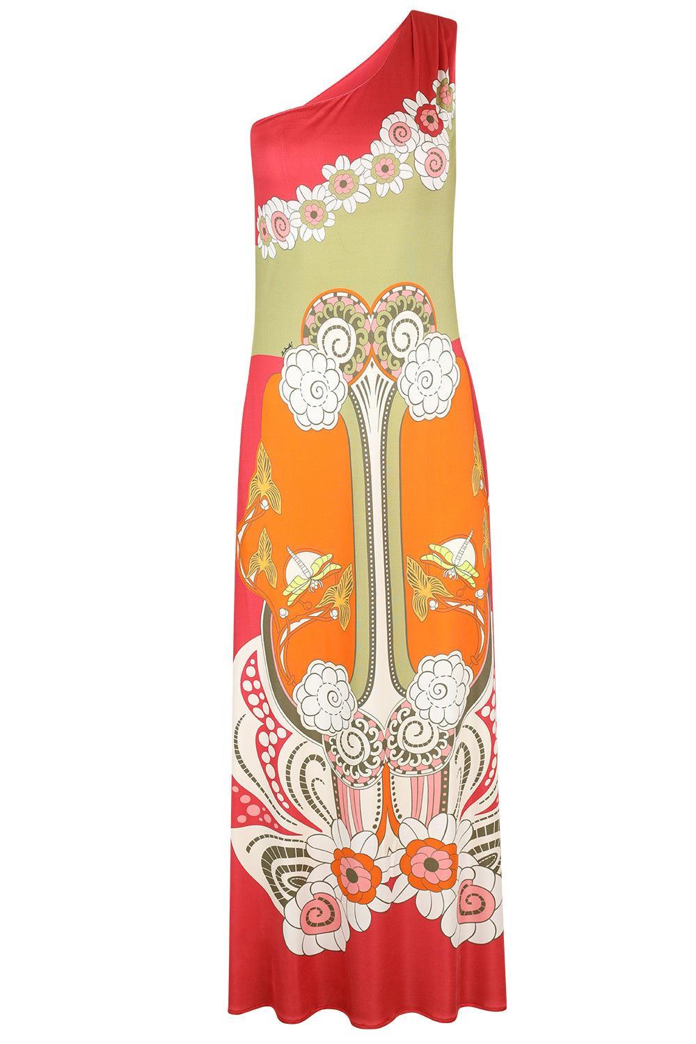 Clingy Swing Dress - Ambrosia Placée-FLORAL-XS-CLOTHINGDRESSCASUAL-LA DOUBLEJ