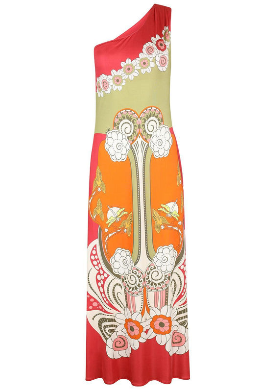 Clingy Swing Dress - Ambrosia Placée-FLORAL-XS-CLOTHINGDRESSCASUAL-LA DOUBLEJ