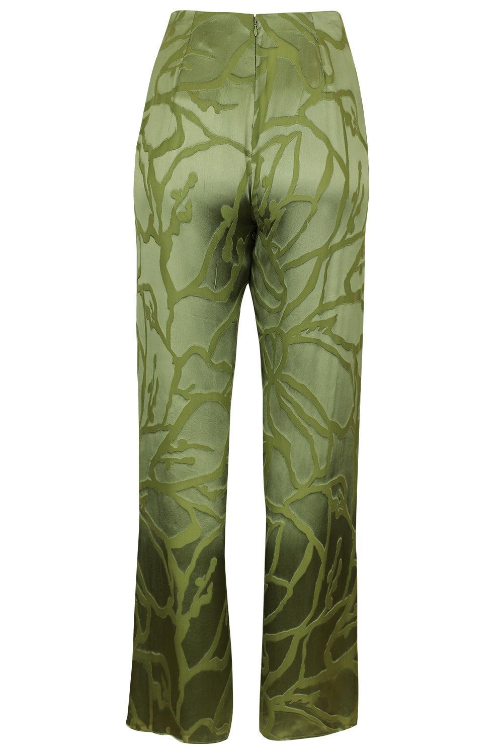 Sara Pant - Deep Pasture-GREEN-XS-CLOTHINGPANTWIDE LEG-CULT GAIA