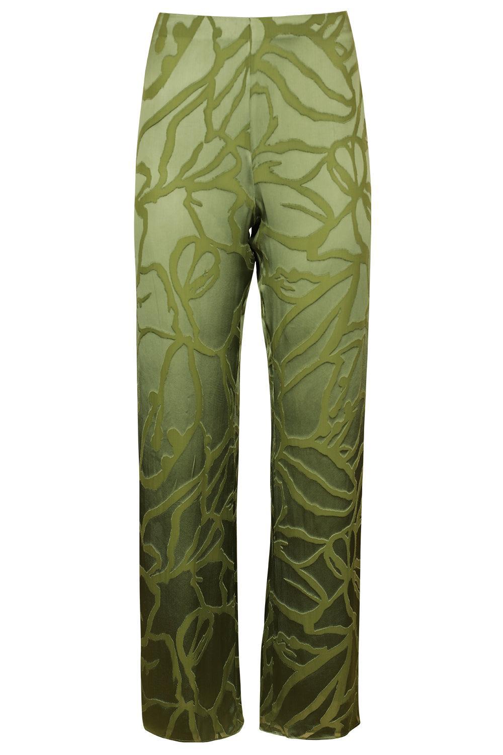Sara Pant - Deep Pasture-GREEN-XS-CLOTHINGPANTWIDE LEG-CULT GAIA