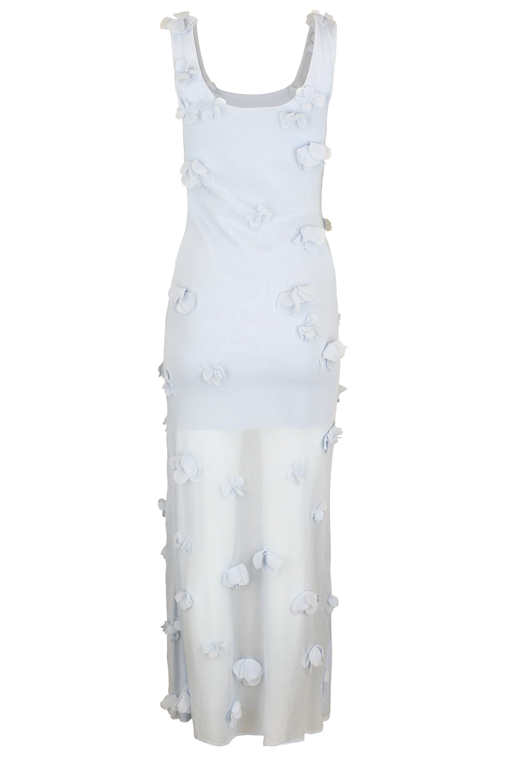 Ivi Floral Applique Midi Dress