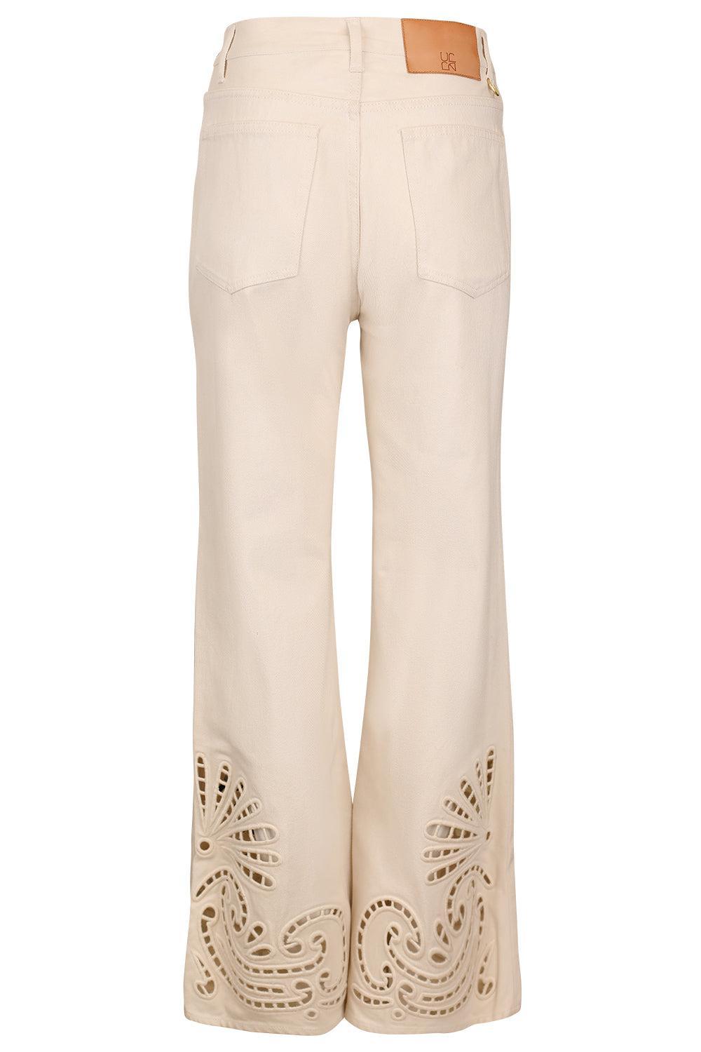 Lou Eyelet Jean-CREAM-26-CLOTHINGPANTDENIM-ULLA JOHNSON
