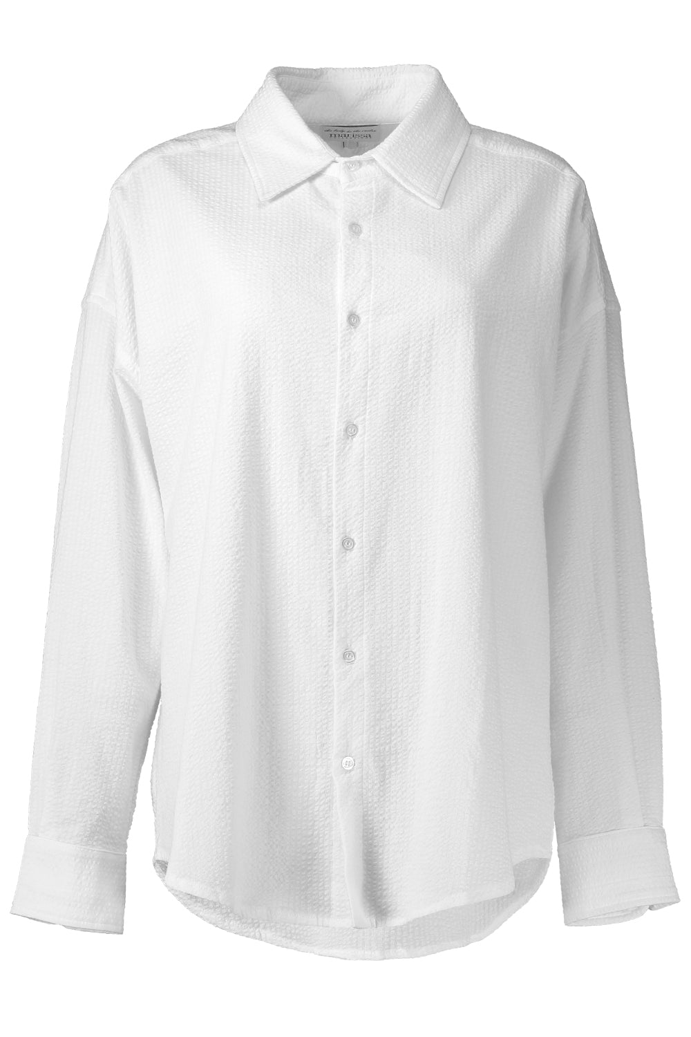 Sunday Shirt - White-STRIPE-1-CLOTHINGTOPBLOUSE-The Lady & The Sailor x Marissa Collections