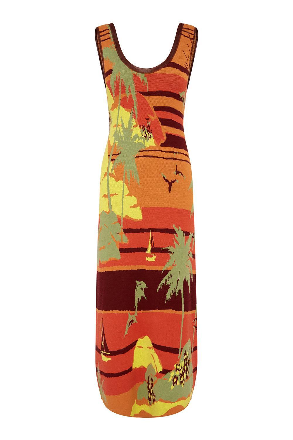 Palm Island Midi Dress-MULTI-0-CLOTHINGDRESSCASUAL-ALEMAIS
